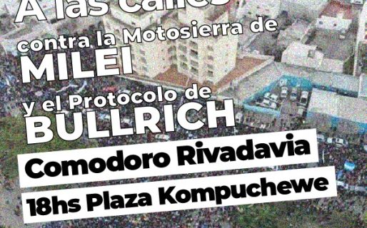 Manifestación en contra de Bullrich: «El protocolo busca disciplinar a cualquiera que proteste»