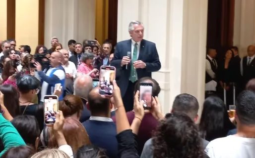 Alberto Fernández se despidió de los empleados de Casa Rosada: “Conseguimos poner a la Argentina de pie”