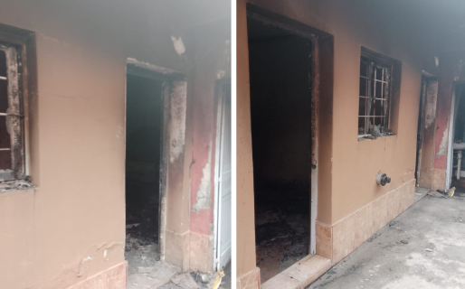 El fuego afectó dos departamentos en el Centro