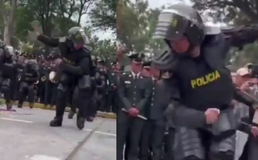 Policías de Perú festejaron su día bailando una canción de Ke Personajes y se volvieron virales