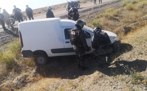Una persecución en plena Ruta 3 acabó con un hombre detenido tras robar una camioneta