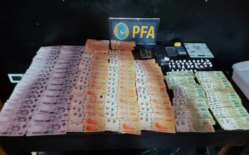 Secuestraron cocaína y $2 millones en una casa que funcionaba como un «kiosco» de drogas