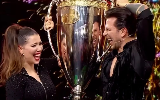 Lágrimas, gritos y puro festejo: Wanda Nara se consagró campeona del Bailando italiano