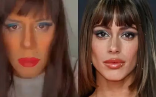 Mariano de la Canal mostró su habilidad con el maquillaje y se “transformó” en Tini