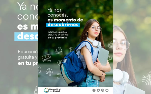 La Universidad del Chubut abrió las inscripciones para el ciclo lectivo 2024
