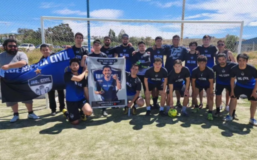 Ingeniería Civil se quedó con el campeonato universitario y se lo dedicó a Emiliano Ávila
