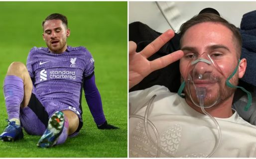 Mac Allister mostró cómo es la dura recuperación de su lesión: muletas, oxígeno y tratamientos