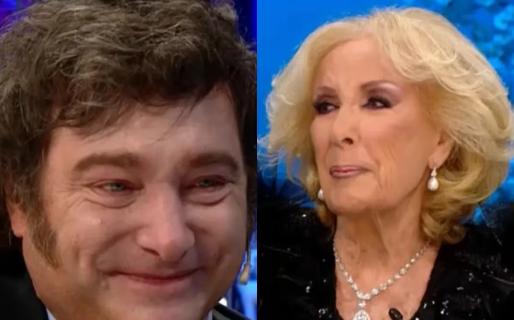 Mirtha Legrand se largó a llorar en medio de la entrevista con Javier Milei: “No me quiero ir”