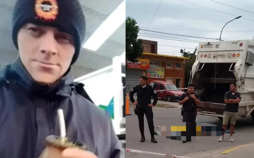 Un recolector de basura murió tras ser aplastado por la compactadora de un camión mientras trabajaba
