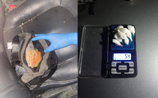  Amenazaba con un arma de fuego a transeúntes: llevaba cocaína en el auto