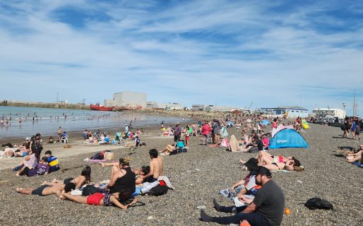 Con 38 grados, Comodoro es la ciudad más calurosa del país