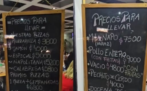 Fue a la costa, mostró los precios de un restaurante en el centro y sorprendió a todos