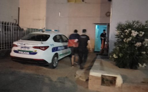 Los detuvieron mientras robaban en un comercio