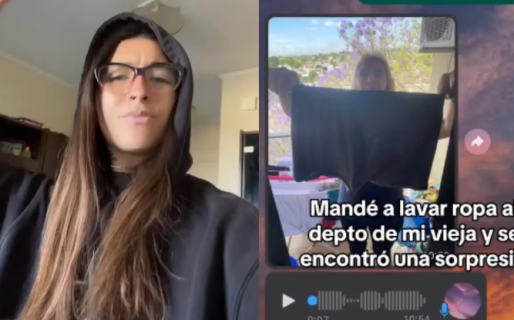 Una chica llevó a lavar ropa a la casa de su mamá y le encontraron un calzón de hombre entre sus prendas