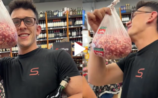 Fueron a comprar carne para hacer un pastel de papas, eligieron un corte especial y el precio se volvió viral