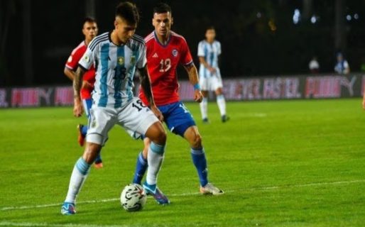 La Selección argentina Sub 23 aplastó 5-0 a Chile y se clasificó a la fase final del Preolímpico