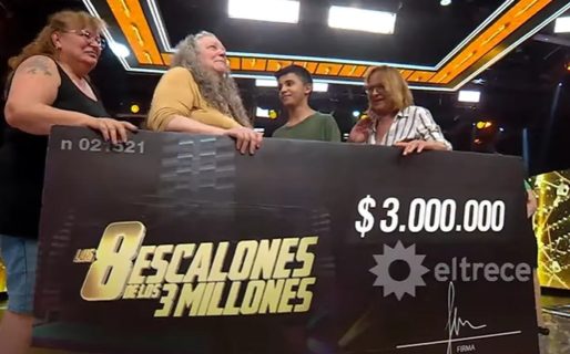 Una kiosquera ganó en “Los 8 Escalones” y usará el premio para saldar una deuda millonaria con el Estado