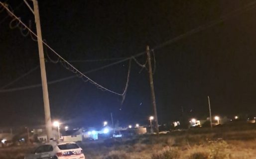 Intentaron robar cables del tendido eléctrico y fueron atrapados en el acto