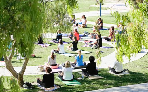 Yoga, zumba, fútbol playero y trekking de la luna este fin de semana en Rada Tilly