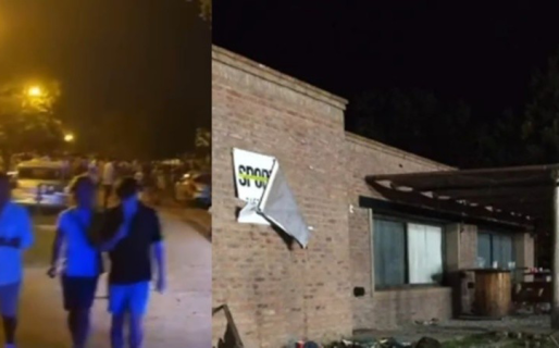 Fiesta fantasma: la estafa que terminó en furia, destrozos y desalojo policial