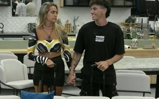 Entre llantos y promesas, Alan se fue de la casa de Gran Hermano y Sabrina le dio un polémico regalo para que no la olvide