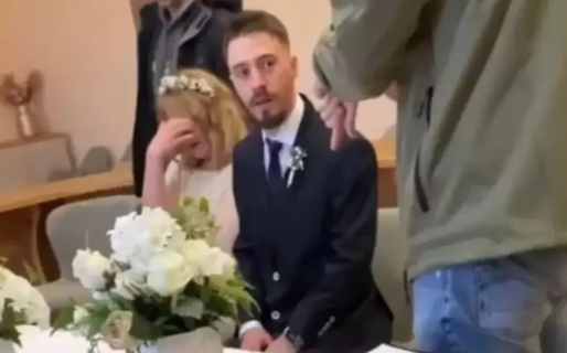 Boda dramática: la Policía irrumpió en la ceremonia, detuvo al novio y su esposa fue internada de urgencia