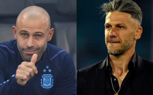 El malestar de Demichelis con Mascherano por la convocatoria del Diablito Echeverri a la Sub 23