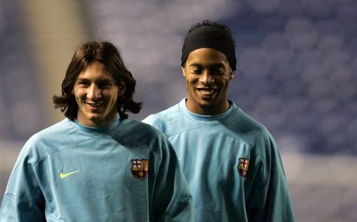El nostálgico comentario de Lionel Messi en una foto que publicó Ronaldinho