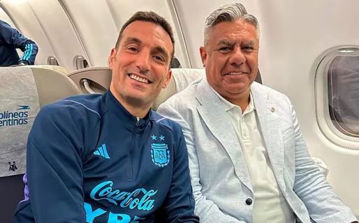 Scaloni se reunió con Claudio Tapia: los temas que abordaron y el cálido mensaje del presidente de la AFA
