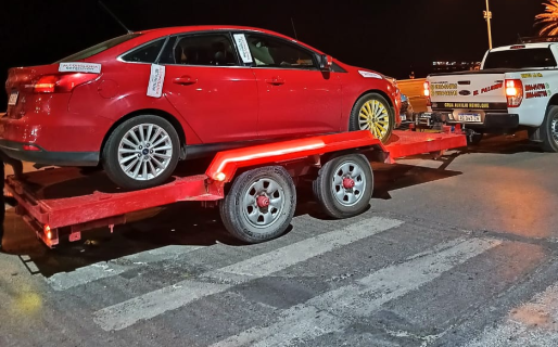 Operativos de Año Nuevo en Chubut: secuestro de armas, cocaína y pirotecnia y decenas de alcoholemias positivas