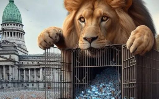 Milei alentó la aprobación de la ley ómnibus con una imagen que generó revuelo