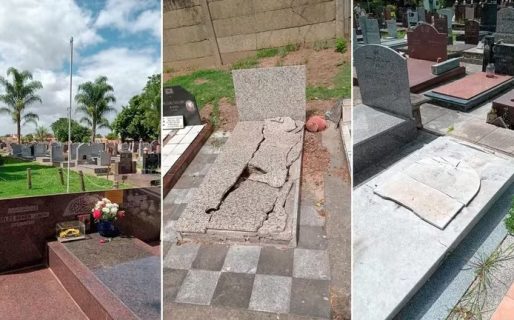 Profanaron las tumbas de Carlos Menem y de su hijo en el Cementerio Islámico de La Tablada