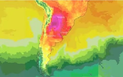 Argentina enfrenta la ola de calor más intensa de América y mañana se espera un nuevo pico de temperatura