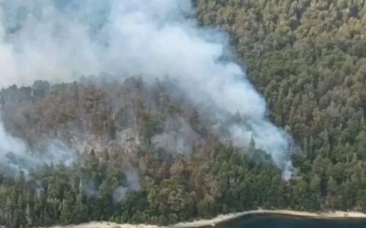 Persiste la lucha contra el fuego en el Parque Nacional Nahuel Huapi