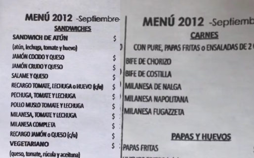 Mostró cuánto salía comer en un restaurante en 2012 y quedó completamente sorprendido