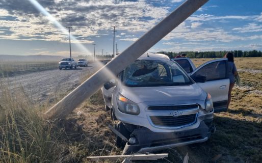 Accidente de tránsito en RN 26 involucra a una pareja de adultos mayores