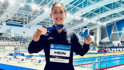 Joven argentina de 15 años sorprende en el Mundial de Natación con una actuación histórica en los 800 metros libres