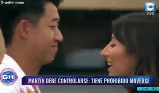 Gran Hermano: Martín Ku ganó una casa y recibió la visita más especial de todas
