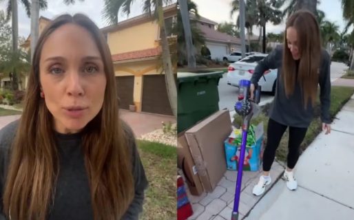 Revisó lo que tiran a la basura en un barrio de Estados Unidos, rescató varias cosas y se hizo viral