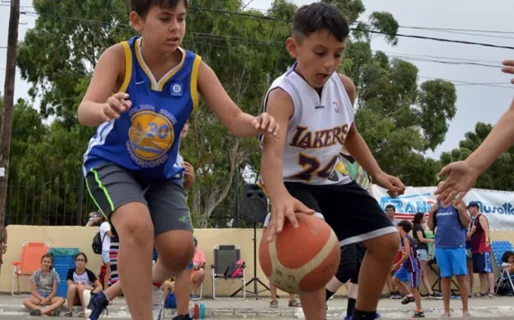 Comienza la 17° edición del Streetball en Rada Tilly