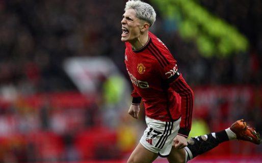 Doblete de Alejandro Garnacho y otro festejo a lo Cristiano Ronaldo