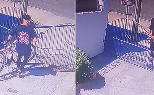 Así roban bicis a plena luz del día en el Pueyrredón