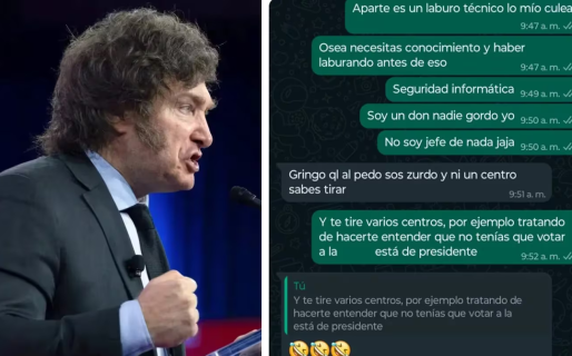 Votó a Javier Milei, lo echaron del trabajo y la reacción de su amigo “zurdo” se volvió viral en Twitter