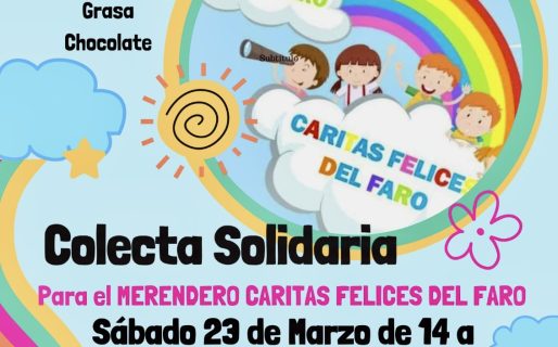 Este sábado juntarán alimentos para el Merendero de la zona del Faro