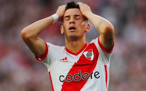 Malas noticias para River: se lesionó Franco Mastantuono