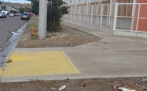 La Municipalidad llevó a cabo las tareas de limpieza de la basura alrededor del CFP N° 652