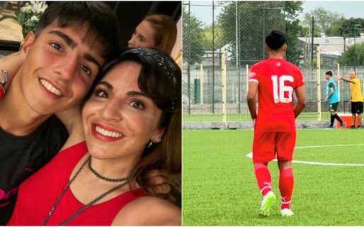 La emoción de Gianinna Maradona y Claudia Villafañe al ver a Benjamín Agüero con la camiseta de Independiente