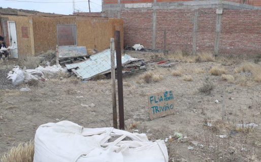 «Nos usurparon nuestro terreno en el barrio Gasoducto y no nos dan solución»