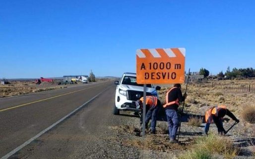 Se deberá circular por desvíos entre Facundo y Tamariscos