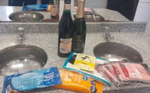 Detenido por robar fernet, champagne y fiambres